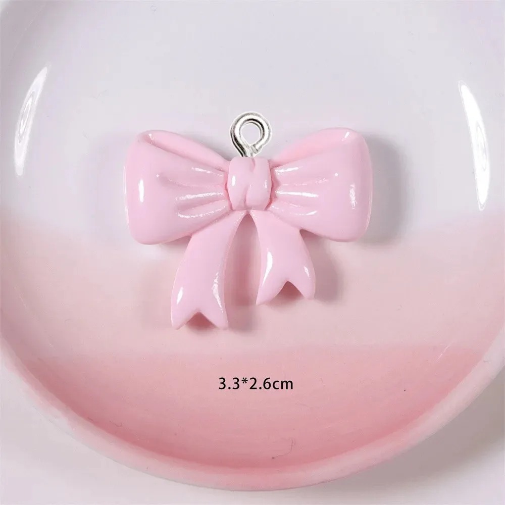 Resin Craft Projects - 10 Pieces Candy Color Bow Resin