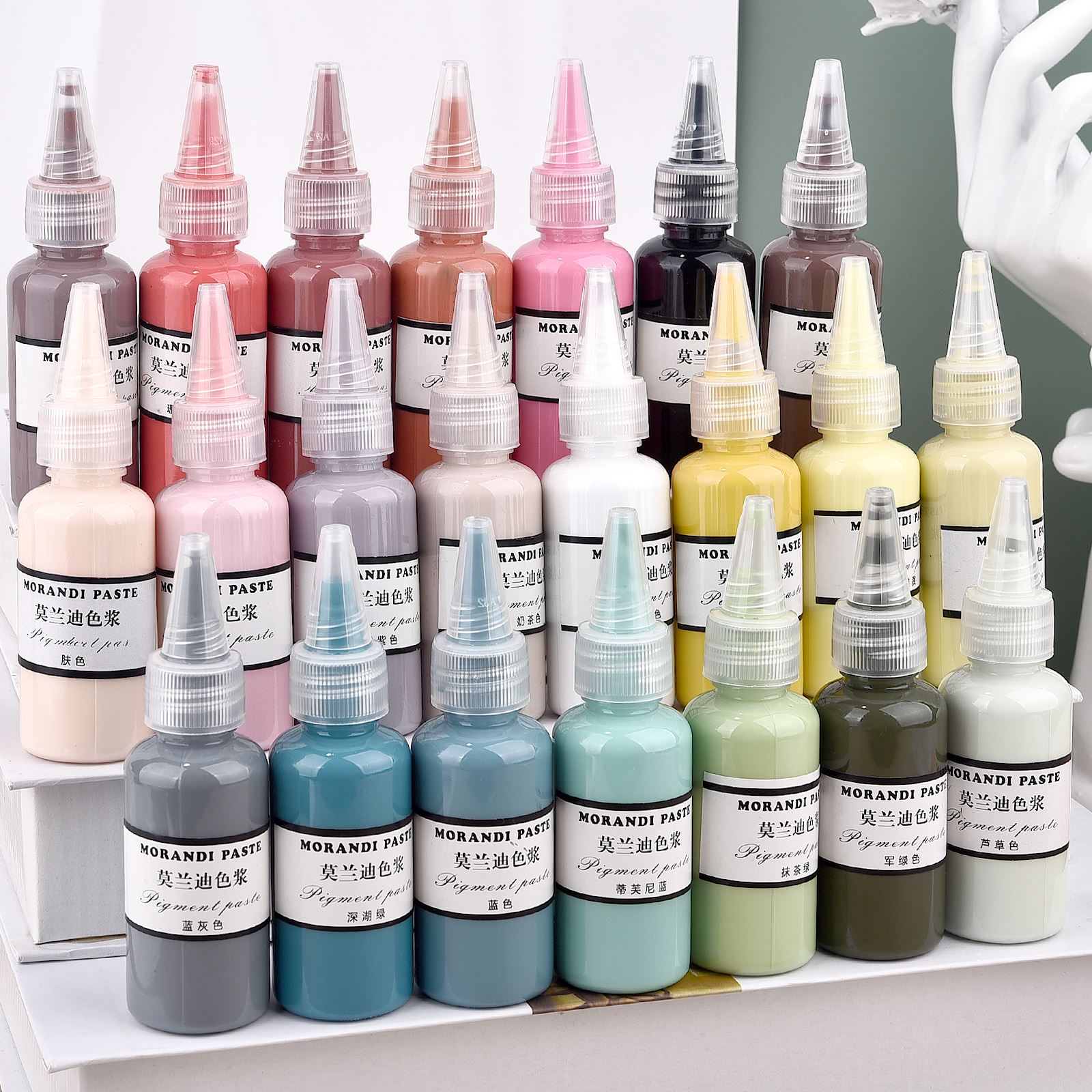 Resin Pigment Set - Morandi Colors Liquid Resin Pigments Epoxy