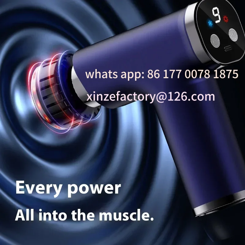 Heat Gun Small - Customizable Electric Massage Gun with Heat