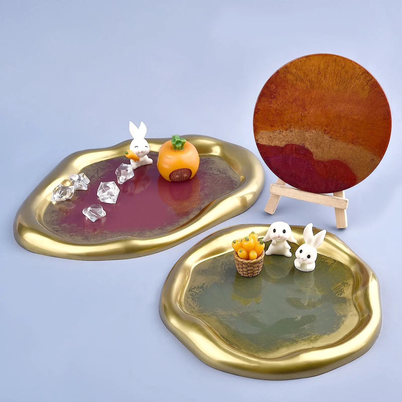 50g/Bottle Metallic Glitter Po - Resin Pigment Set 评论和价格