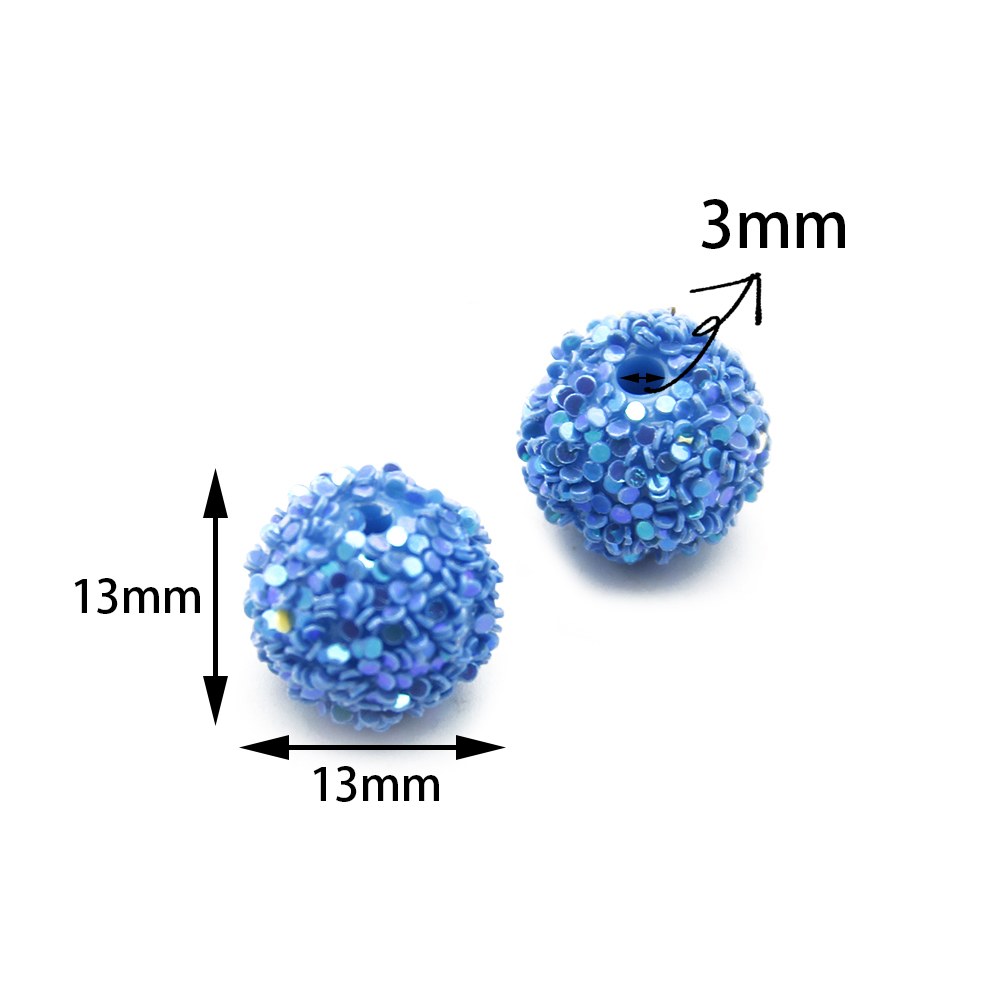 5pcs/pack Glitter Resin Beads, - Resin Glitter Pack 评论和价格