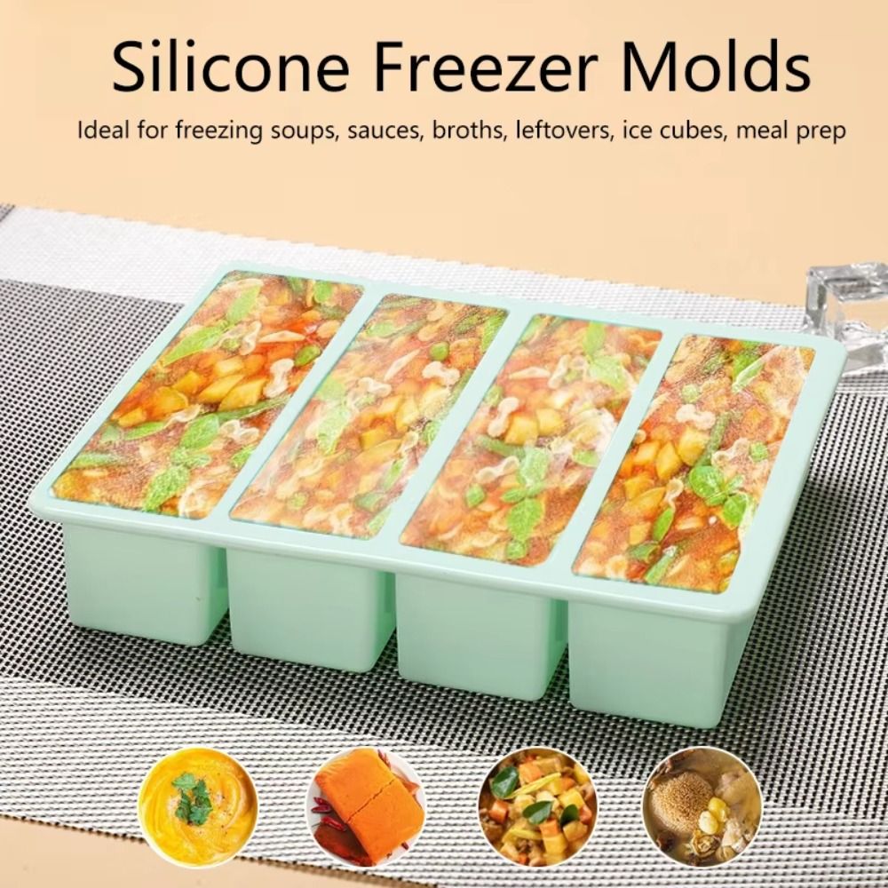New 4 Grids Giant Storage For  - Serving Tray Mold 评论和价格