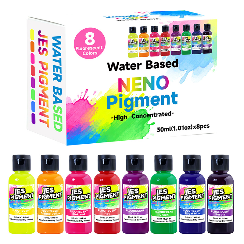 8colors/set fluorescent pigmen - Resin Pigment Set 评论和价格