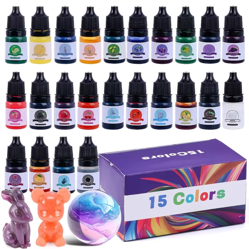Epoxy Resin Color Pigment 24 V - Resin Pigment Set 评论和价格