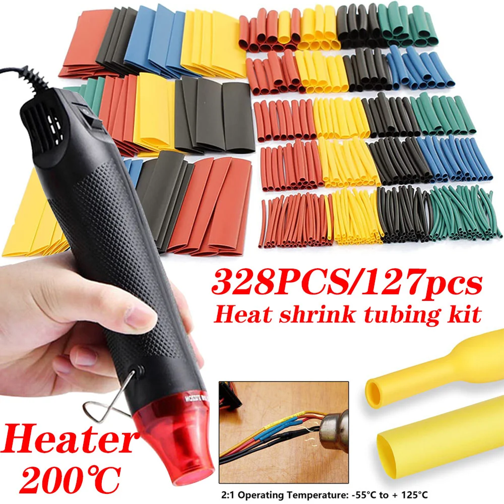 580/530/127PCS Heat Shrink Tub - Heat Gun Small 评论和价格