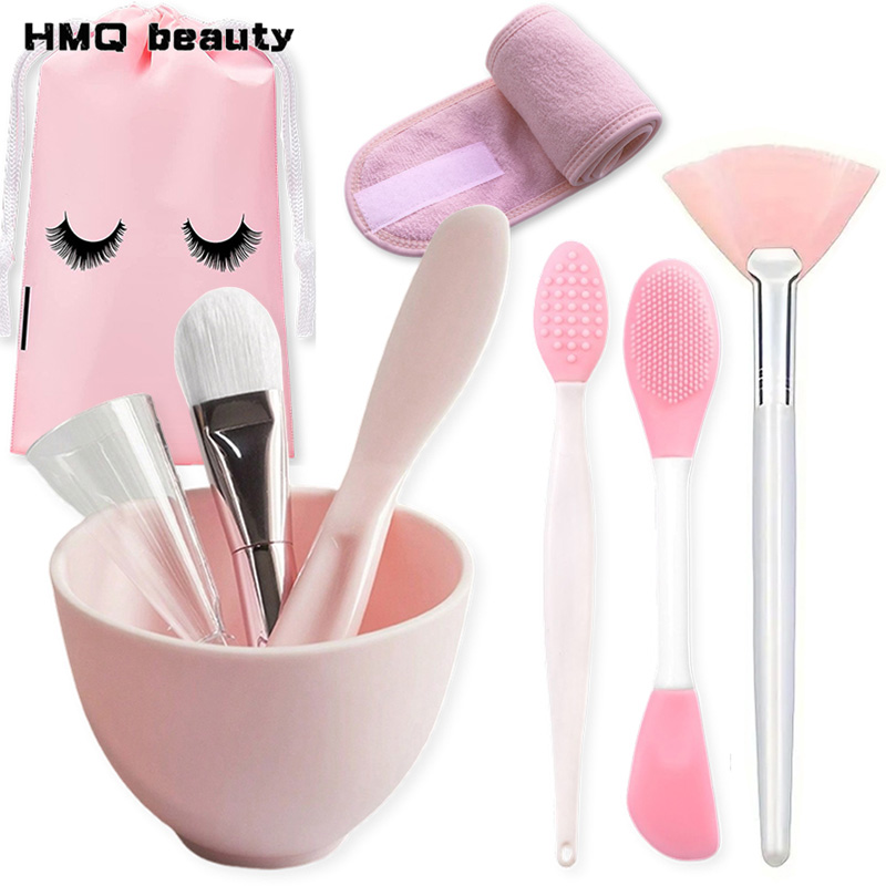9pcs/set Silicone Face Mask Mi - Mixing Cup Silicone 评论和价格