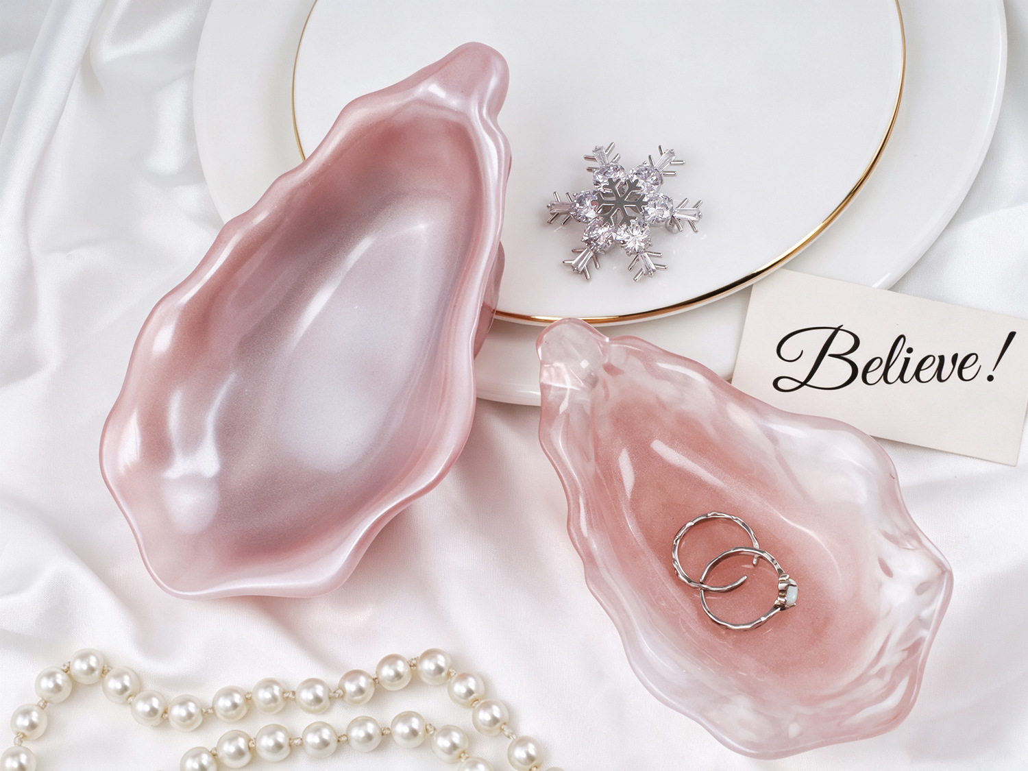 Oyster Shell Tray Silicone Mol - Serving Tray Mold 评论和价格