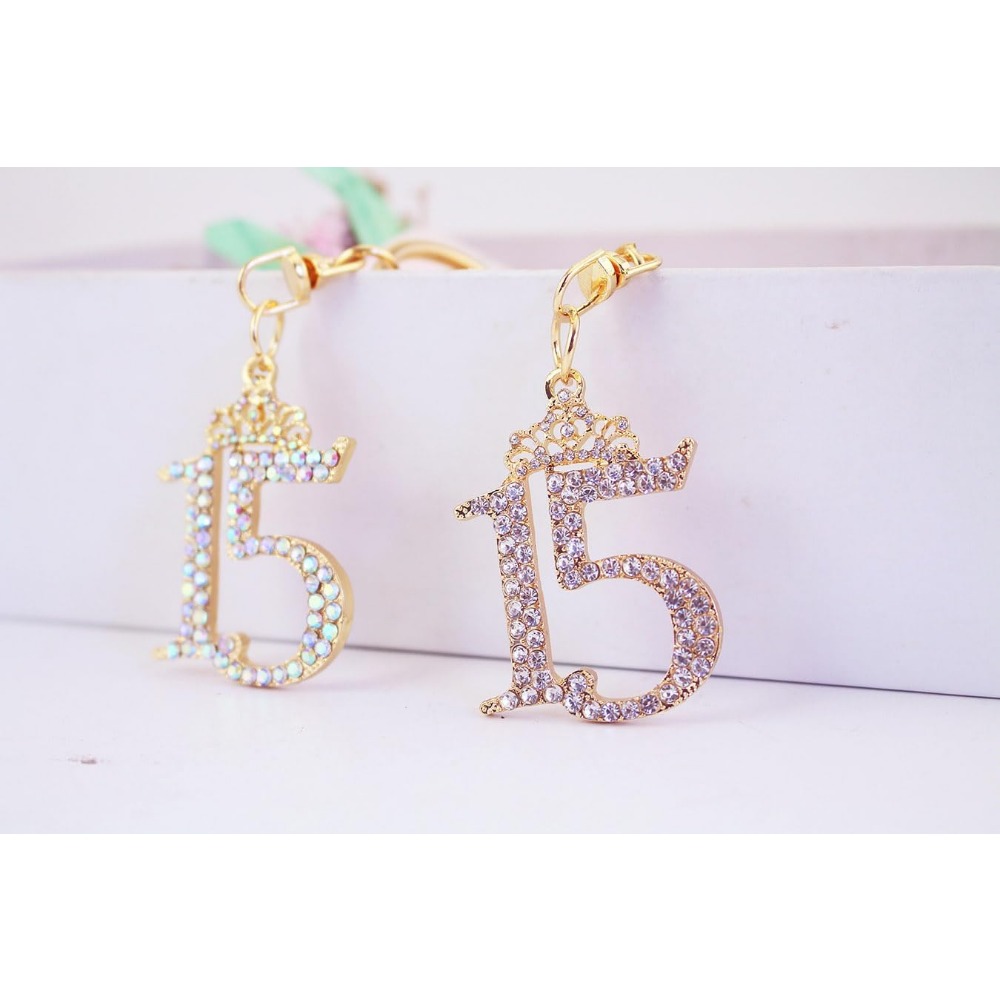 Glittering Number 15 Rhineston - Resin Glitter Pack 评论和价格