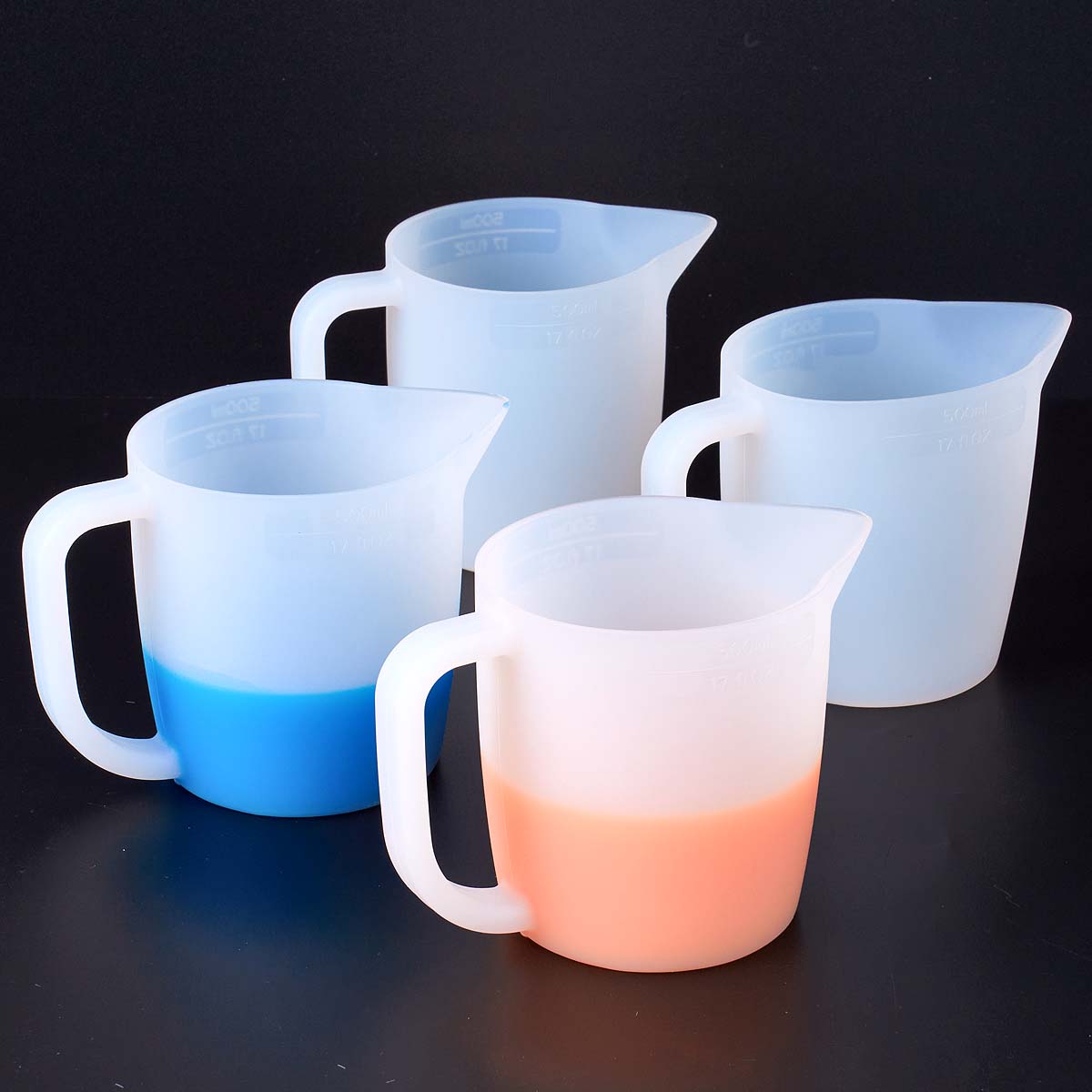 500ML Silicone Measuring Cup w - Mixing Cup Silicone 评论和价格