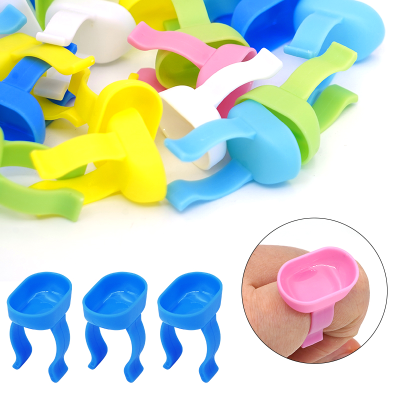 20pcs Dental Mixing Finger Rin - Mixing Cup Silicone 评论和价格