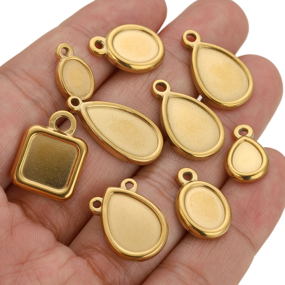 5pcs Stainless Steel Square Dr - Resin Craft Supplies 评论和价格