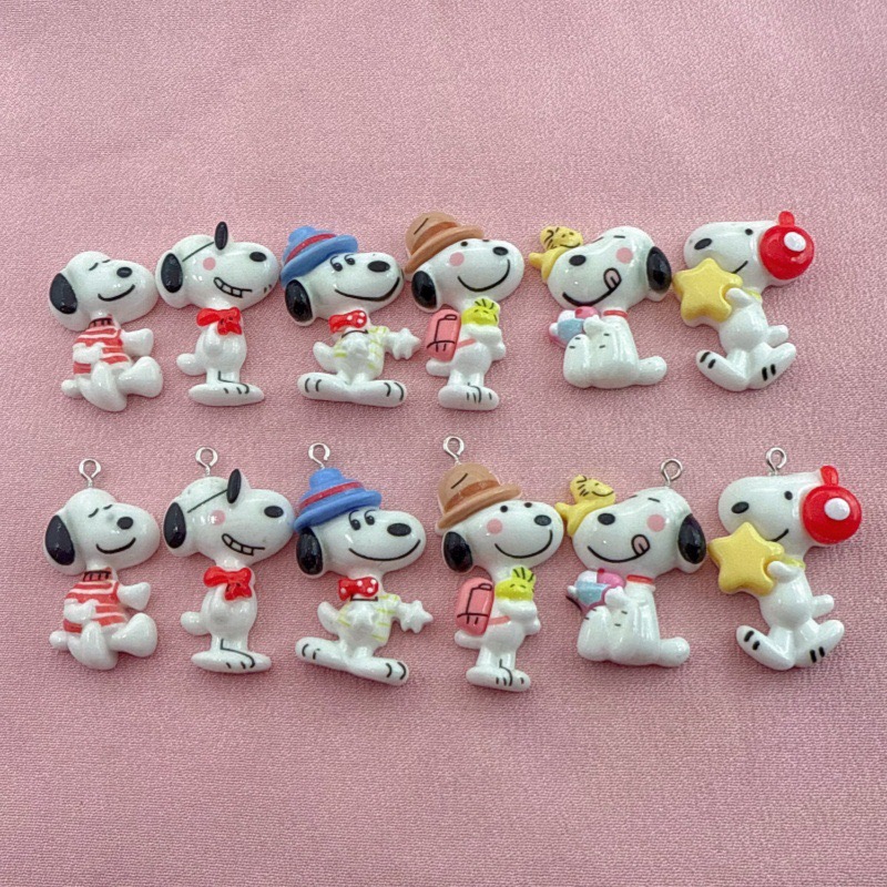 10pcs resin cute little dog pe - Resin Craft Projects 评论和价格