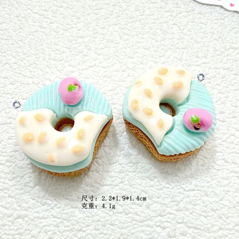 10Pcs Mini Simulated Cute Cake - Resin Craft Material 评论和价格