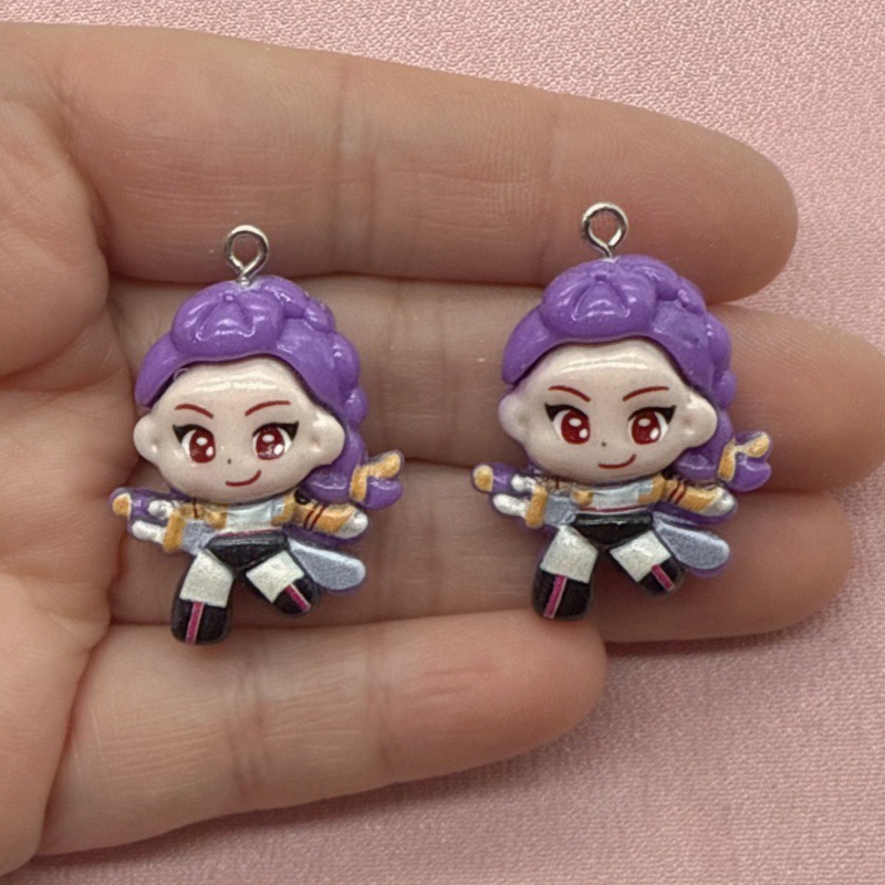 10pcs resin cartoon pendant, D - Resin Craft Projects 评论和价格