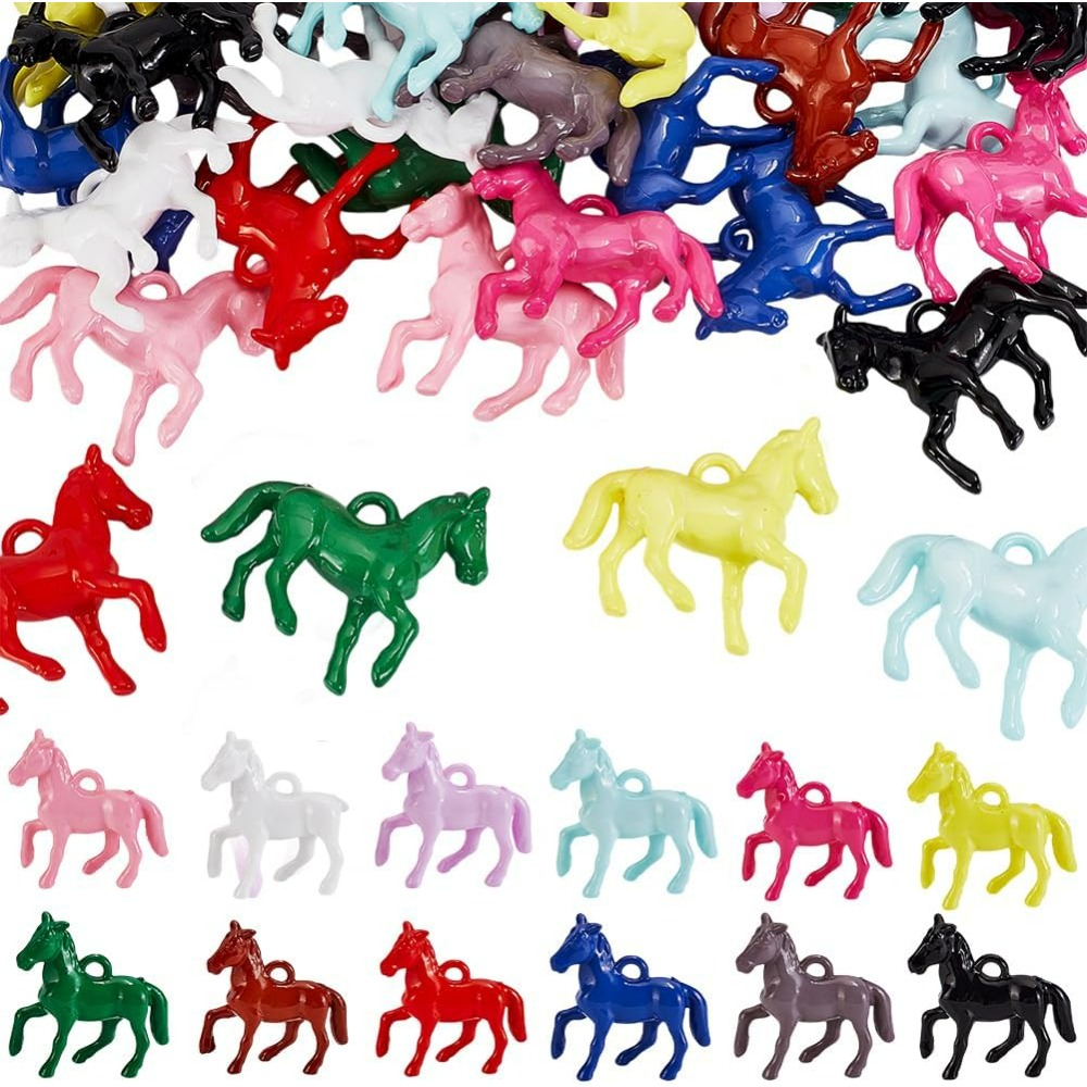 48pcs Opaque Acrylic Pendants  - Crafting Resin 评论和价格