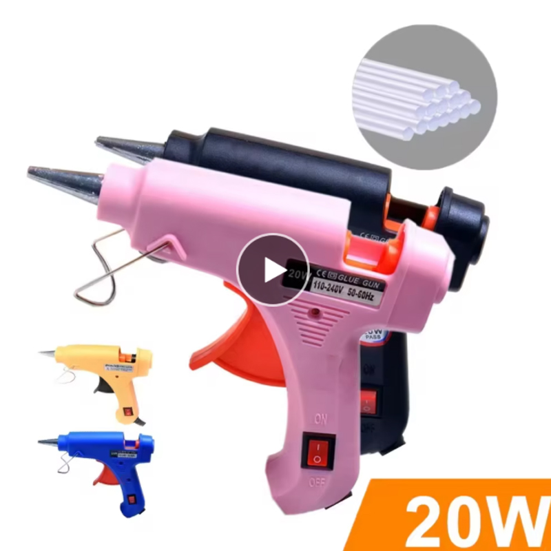 20W EU Plug glue gun.30pcs/10p - Heat Gun Small 评论和价格