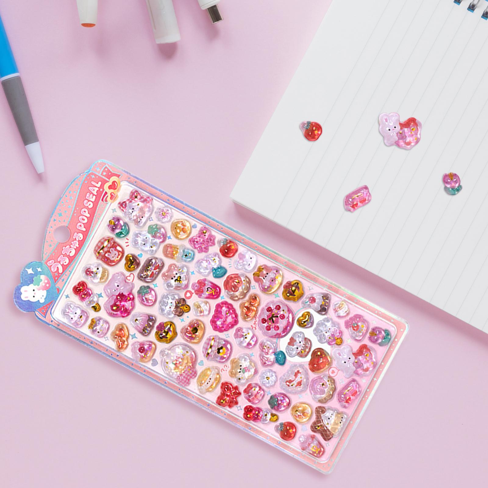 Cute Sticker Pack 3D Glitter S - Resin Glitter Pack 评论和价格