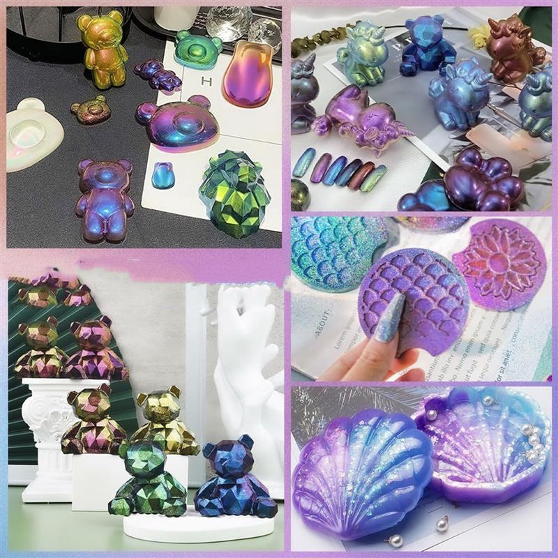 3g Mirror Chameleons Resin Pig - Resin Pigment Set 评论和价格