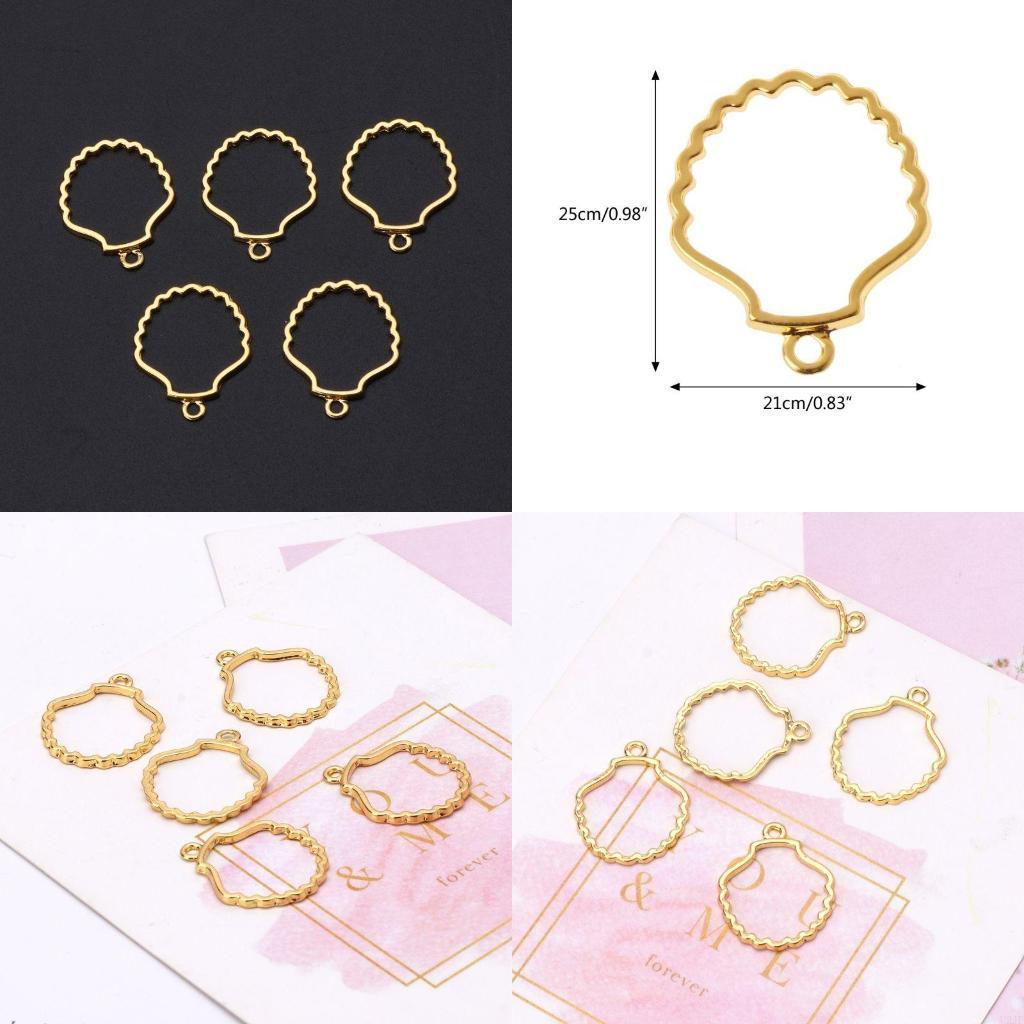   5Pcs Blank Frame Pendant for - Bezels Set Pendant 评论和价格