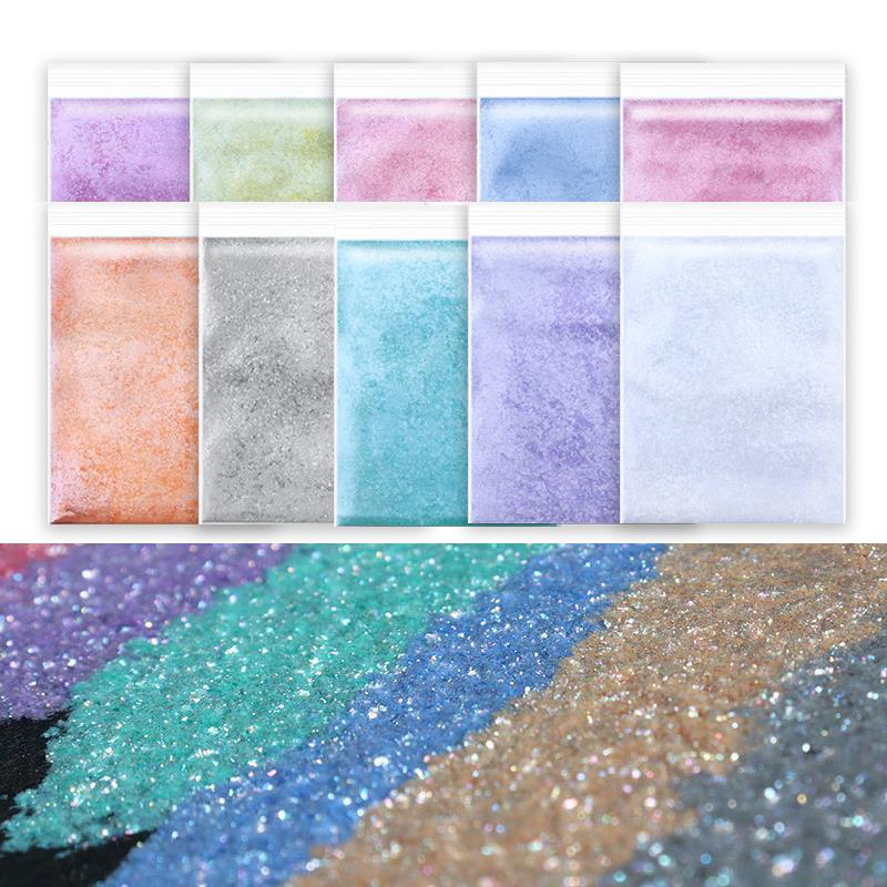 Diamond Sparkling Mica Powder  - Resin Pigment Set 评论和价格