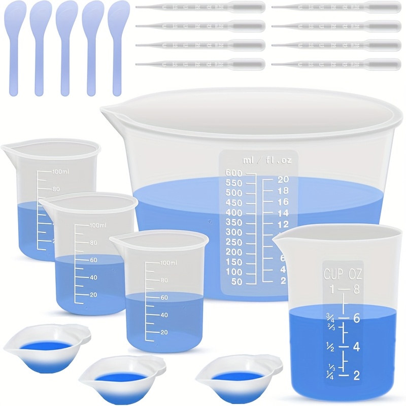 Silicone Resin Mixing Measurin - Mixing Cup Silicone 评论和价格
