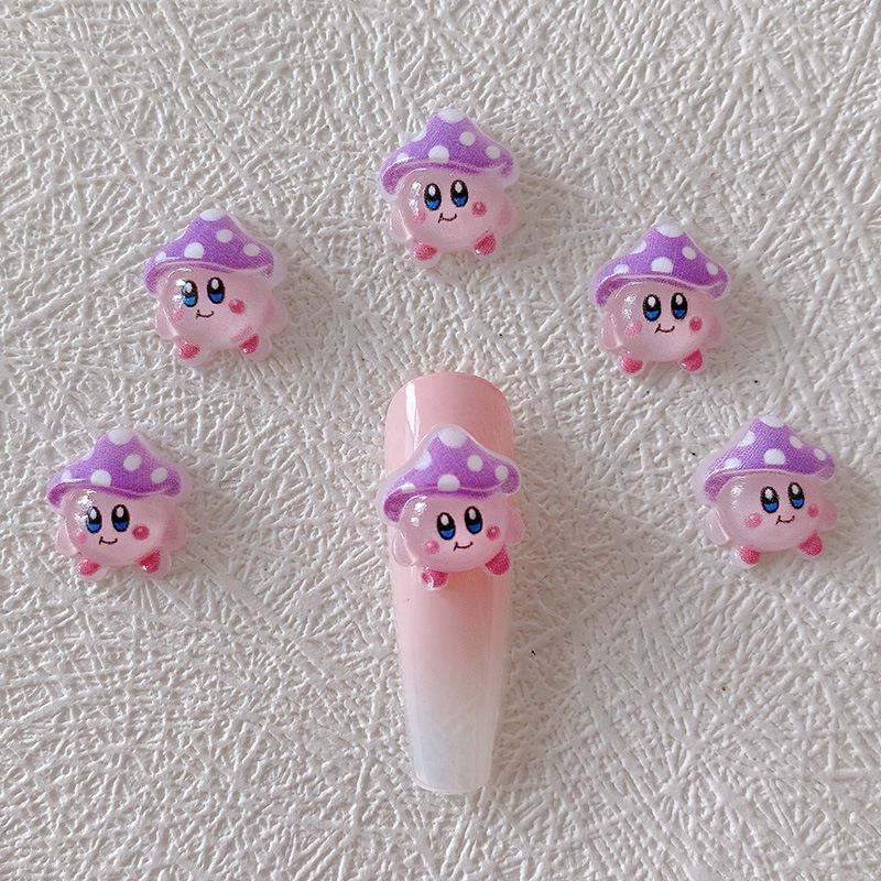 2/10/20pcs Kirby Nail Charms 3 - Crafting Resin 评论和价格