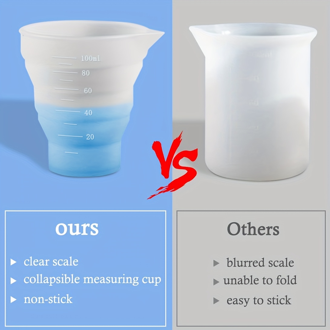 50-500ml Foldable Silicone Mea - Mixing Cup Silicone 评论和价格