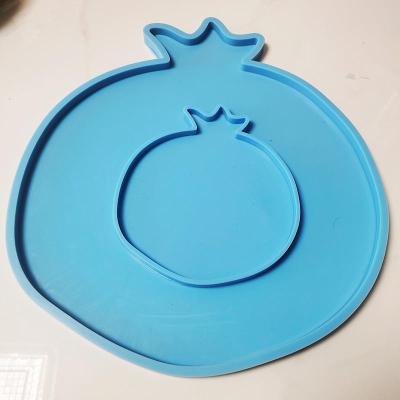 B*1PC Blue Pomegranate Geode E - Geode Mold Silicone 评论和价格