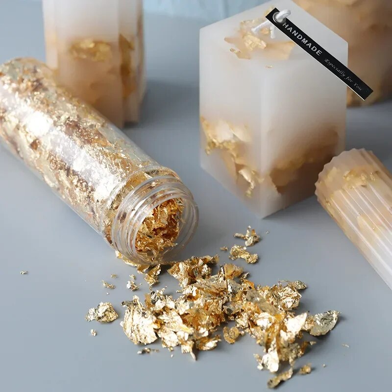 2g/1g Metallic Foil Flakes Gol - Gold Foil Flakes 评论和价格