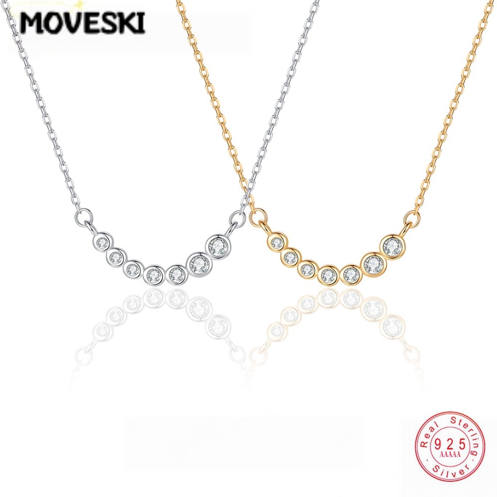 MOVESKI Bezel Set Round Moissa - Bezels Set Pendant 评论和价格
