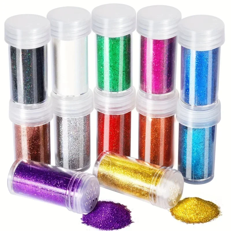 12 Pack Extra Fine Glitter Cra - Resin Glitter Pack 评论和价格