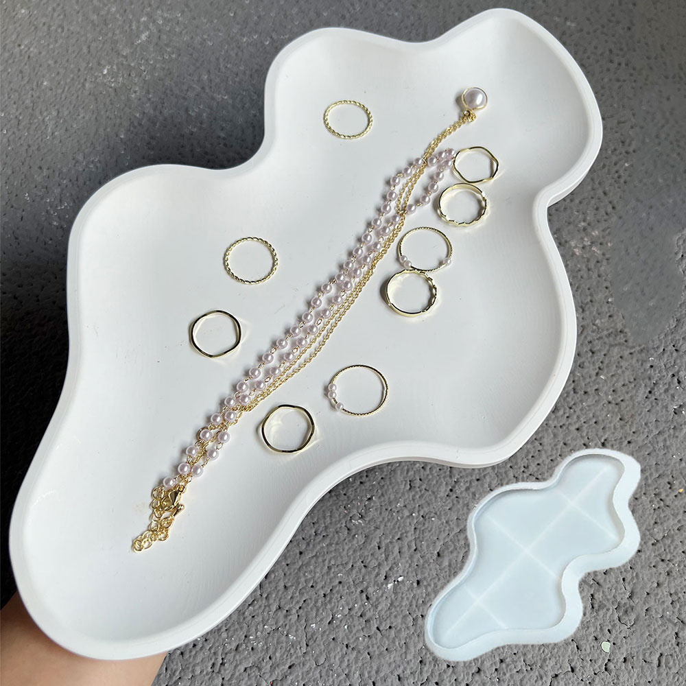 Cloud Storage Tray Concrete Mo - Serving Tray Mold 评论和价格