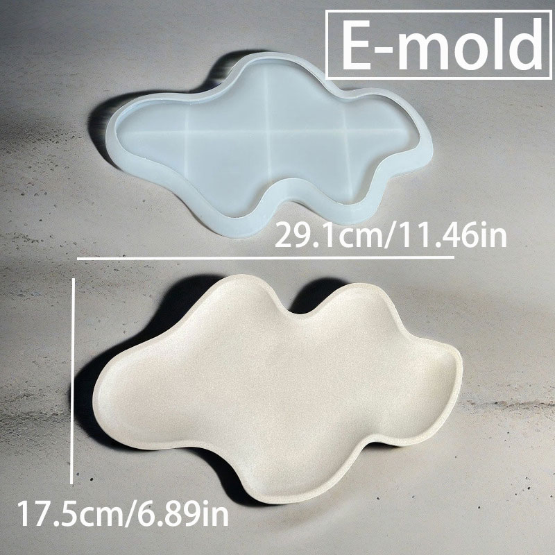 Cloud Storage Tray Concrete Mo - Serving Tray Mold 评论和价格