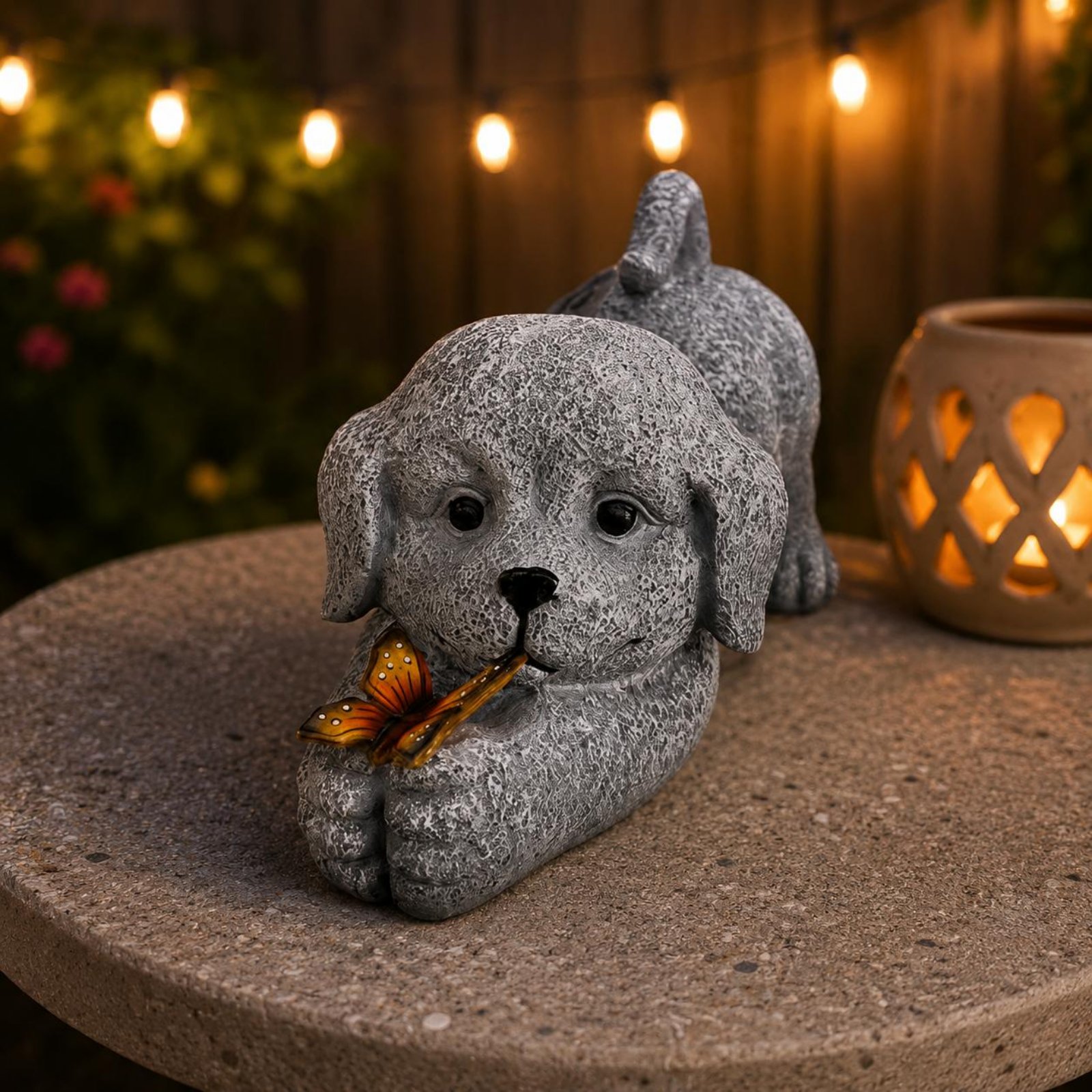Solar Dog Statue Resin Craft S - Crafting Resin 评论和价格