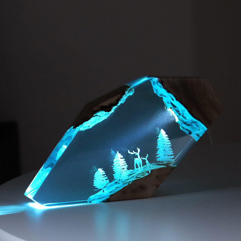 Forest Fairy Deer Desktop Art  - Crafting Resin 评论和价格