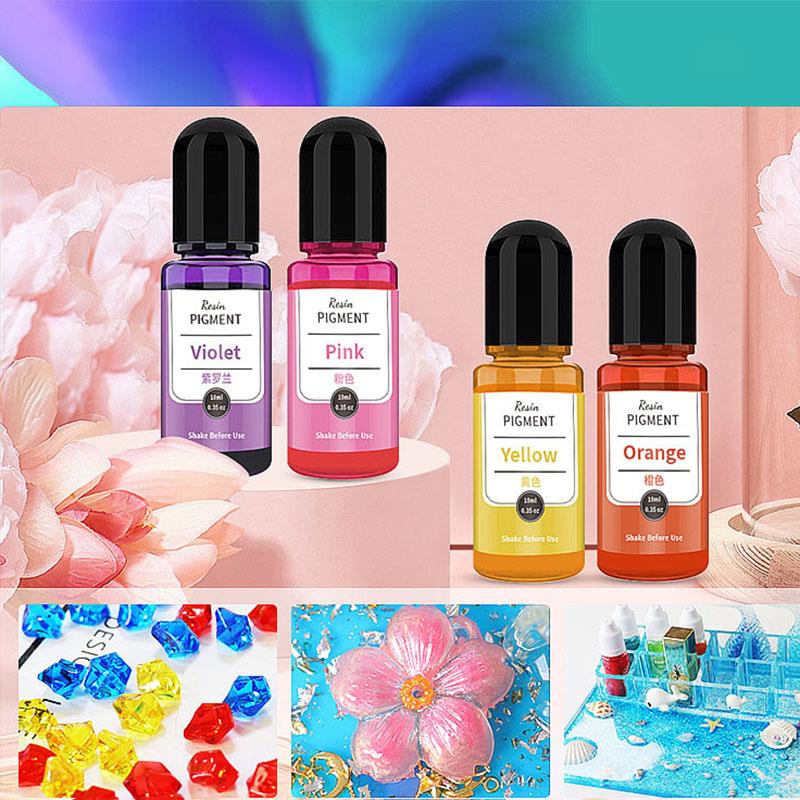24 Color Art Ink Alcohol Resin - Resin Pigment Set 评论和价格